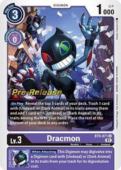 Dracmon - BT9-071 - P (X Record Pre-Release Promo)