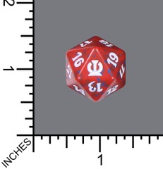 Magic Spindown Die - Theros Red