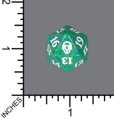 Magic Spindown Die - Dominaria - Green