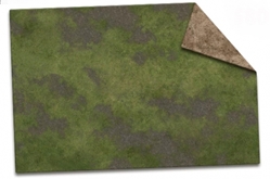 Monster Game Mat: Broken Grassland / Desert Scrubland (6x4)