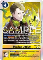 Hacker Judge - BT16-086 - P (Beginning Observer Pre-Release Promo) - Foil