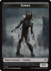 Zombie (0010) // Blood Double-Sided Token - Foil