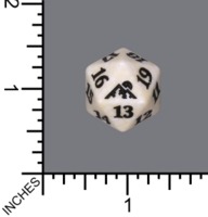 Magic Spindown Die - Kamigawa Neon Dynasty - White