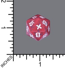 Magic Spindown Die - Betrayers of Kamigawa - Red