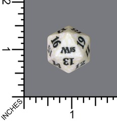 Magic Spindown Die - Magic 2015 - White