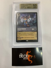 2023 Disney Lorcana Promos Gencon #11P1 Mickey Mouse Musketeer P Beckett Gem Mint 9.5 #126