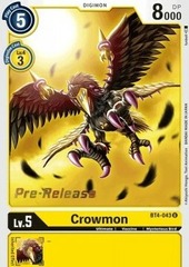 Crowmon - BT4-043 - P (Great Legend Pre-Release Promo)