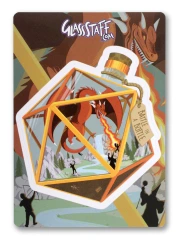Battle in a Bottle Waterproof Die Cut Vinyl Sticker