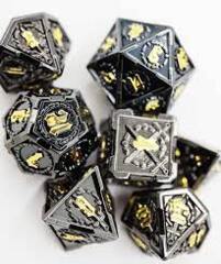 Demonic Sword RPG Metal Dice Set