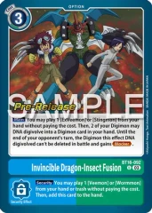 Invincible Dragon-Insect Fusion  - BT16-092 - P (Beginning Observer Pre-Release Promo) - Foil