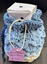 Bandty Crochet: Dice Bag (Large)  - Dragon Egg - Blue/White