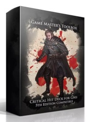 Game Master's Toolbox: Critical Hit Deck for GMs (5E D&D Compatible)