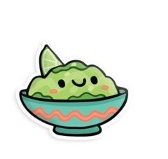 Guacamole Squishable Sticker