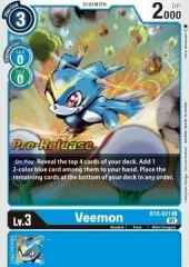 Veemon - BT8-021 - P (New Awakening Pre-Release Promo)