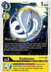 Kudamon - Versus Royal Knights Pre-Release - BT13-034  - U