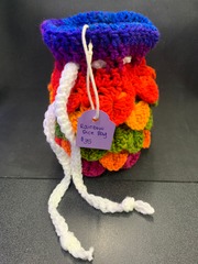 Bandty Crochet: Dice Bag (Large) - Rainbow