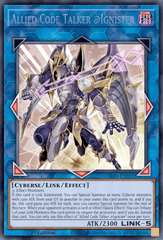 Allied Code Talker @Ignister - ALIN-EN051 - Secret Rare - 1st Edition