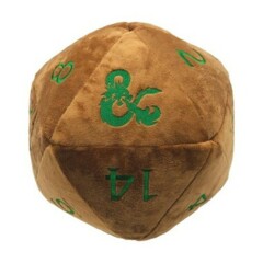 ULTRA PRO PLUSH: JUMBO D20 NOVELTY DICE - DUNGEONS & DRAGONS - FEYWILD COPPER & GREEN