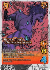 Attack Titan's Destructive Power - Foil