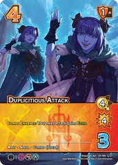 Duplicitious Attack - Alternate Art - Foil