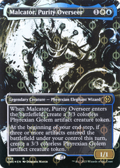 Malcator, Purity Overseer - Step-and-Compleat Foil - Borderless Showcase