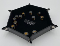 The End Games Hexagonal Dice Tray - Black