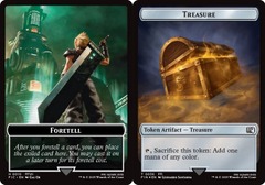 Foretell (0010) // Treasure (0036) Double-Sided Token - Surge Foil
