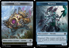 Gnome (0016) // Merfolk (0005) Double-Sided Token - Foil
