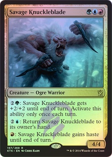 Savage Knuckleblade Prerelease Promo
