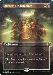 Anthem of Champions - Mana Foil - Borderless