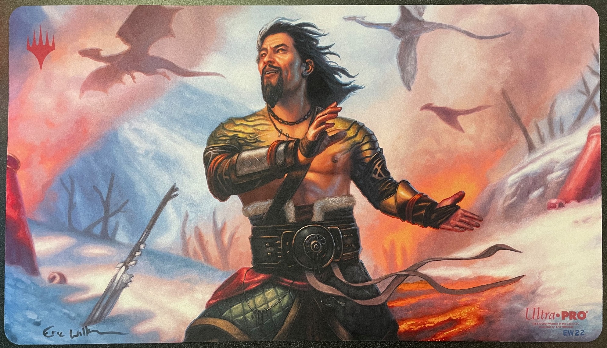 Sarkhan, Soul Aflame - Signed Playmat
