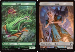 Frog (0018) // Hero (0009) Double-Sided Token