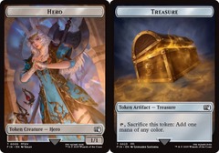 Hero (0009) // Treasure (0023) Double-Sided Token