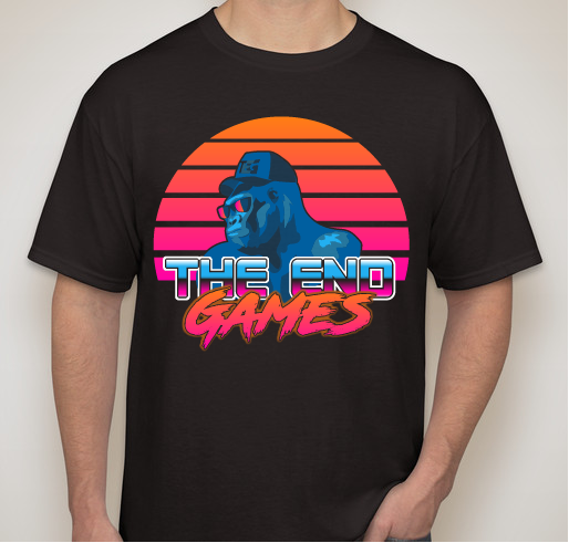 The End Games - Vaporwave T-Shirt - Black Small