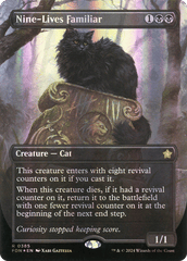 Nine-Lives Familiar - Mana Foil - Borderless