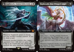 Sephiroth, Fabled SOLDIER // Sephiroth, One-Winged Angel - Foil - Extended Art