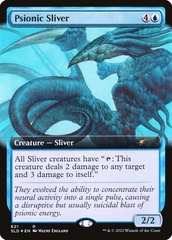 Psionic Sliver - Foil - Extended Art