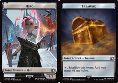 Hero (0005) // Treasure (0023) Double-Sided Token