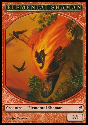 Elemental Shaman - Lorwyn Token