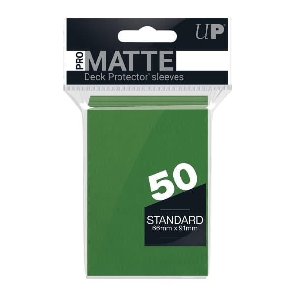 Ultra-pro-protege-cartes-standard-deck-protector-sleeves-pro-matte-50-green