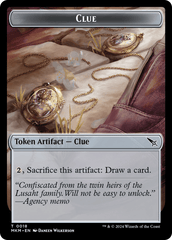 Clue (0018) // Art Card (0045) Double-Sided Token - Foil