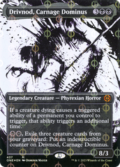 Drivnod, Carnage Dominus - Step-and-Compleat Foil - Borderless Showcase