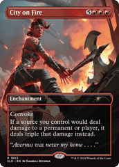 City on Fire (1803) Secret Lair - Rainbow Foil