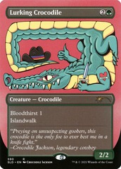 Lurking Crocodile (590) - Borderless