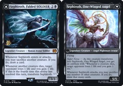 Sephiroth, Fabled SOLDIER // Sephiroth, One-Winged Angel - Foil - Prerelease Promo