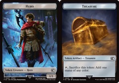 Hero (0007) // Treasure (0023) Double-Sided Token