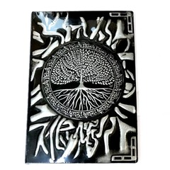 TEG - Embossed A5 80-Page Journal - Silver Tree of Life