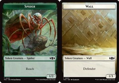 Spider (0025) // Wall (0007) Double-sided Token
