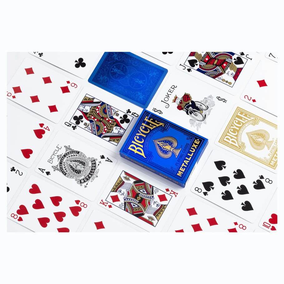 Bicycle Playing Cards - Metalluxe Blue