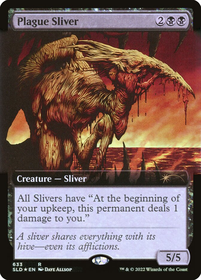 Plague Sliver - Foil - Extended Art